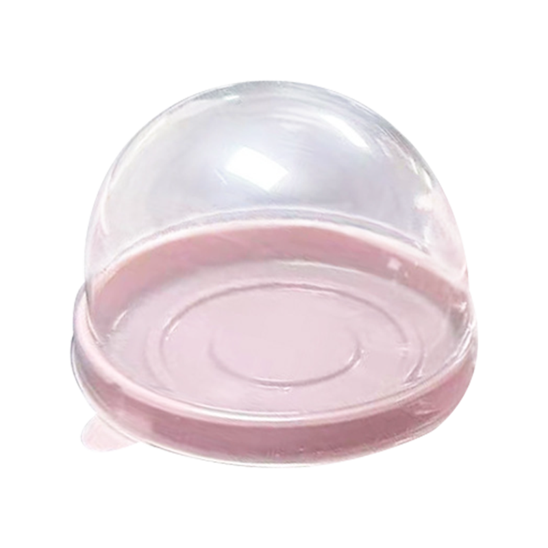 Boîte porte-cupcakes jetable à compartiment circulaire