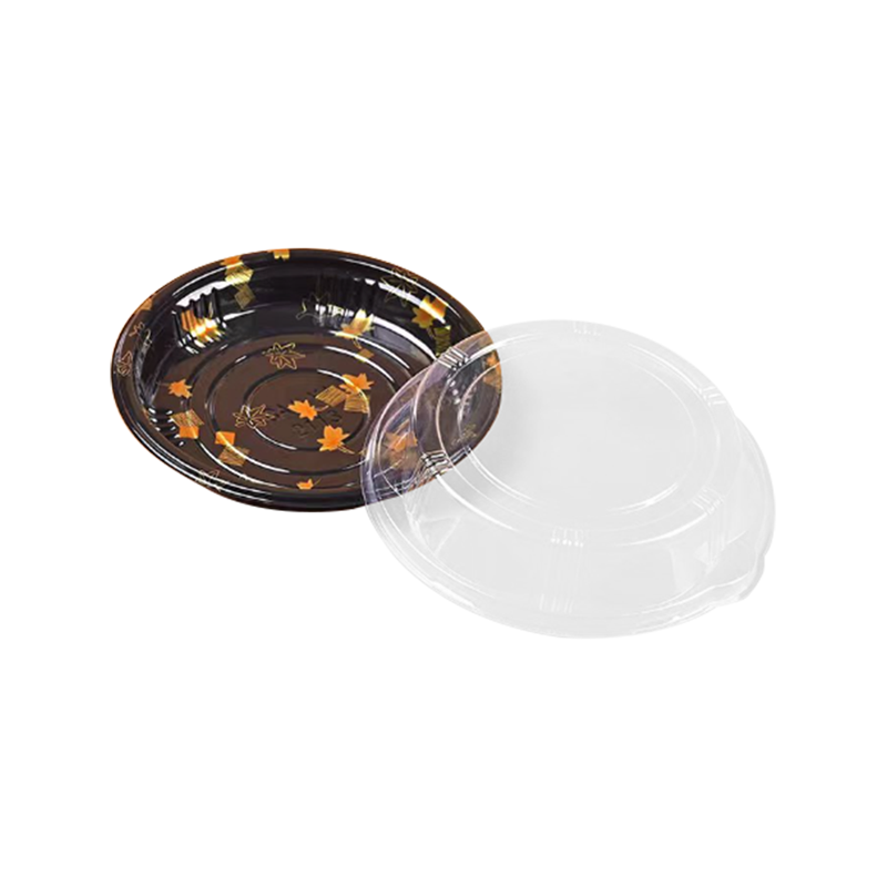 Boîte à sushi circulaire dégradable