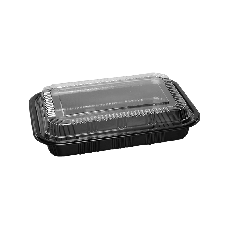 Boîte d'emballage couverte anti-débordement adaptée aux fours à micro-ondes