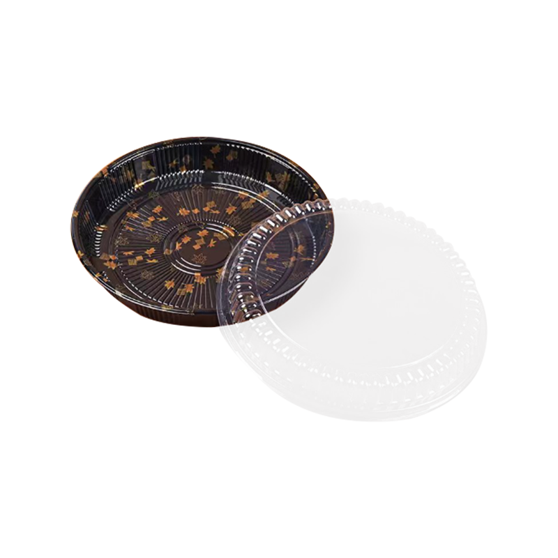 Boîte d'emballage de style japonais à fond imprimé noir