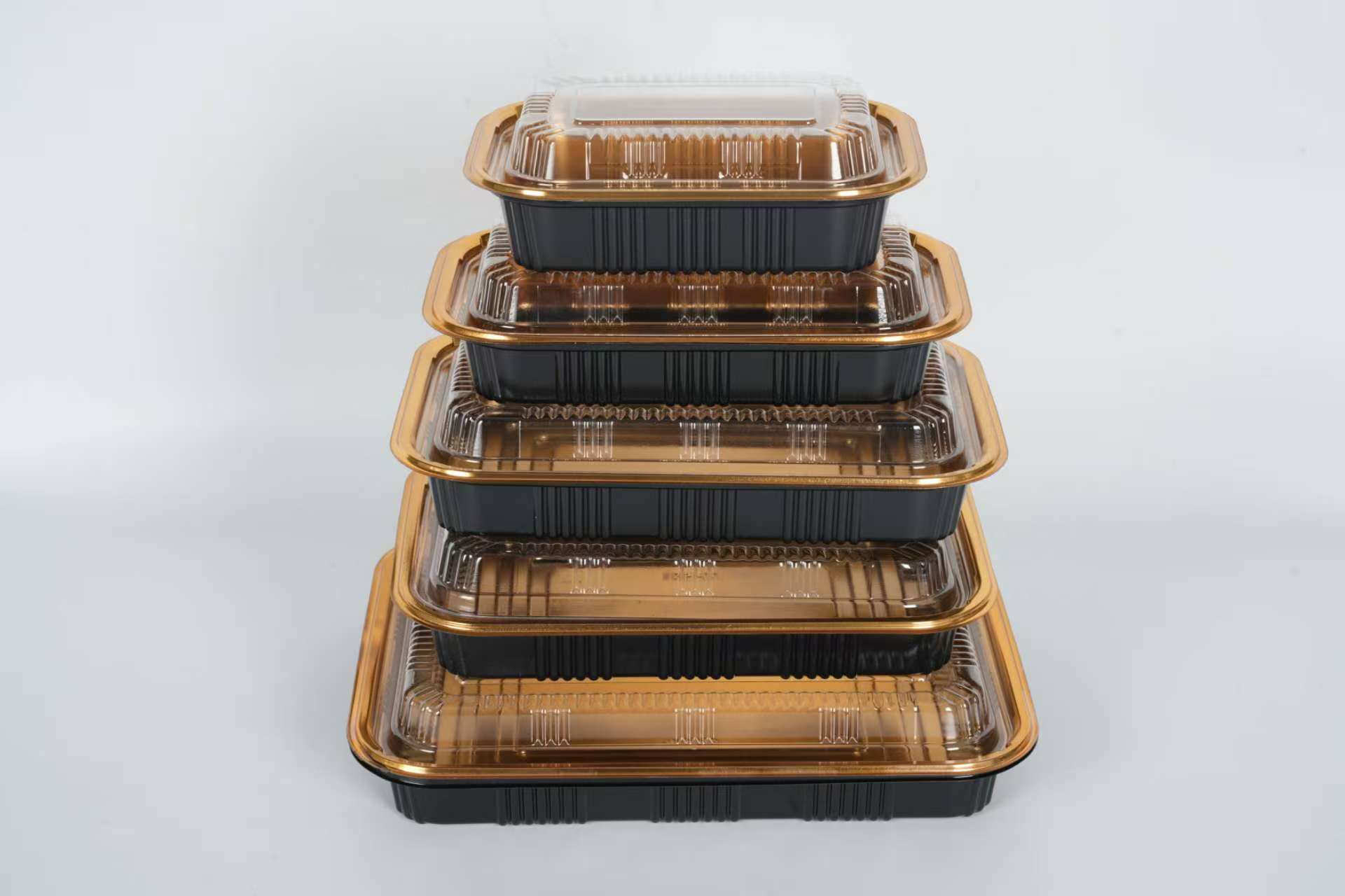 Boîte de plateau de nourriture de sushi en plastique PP jetable 