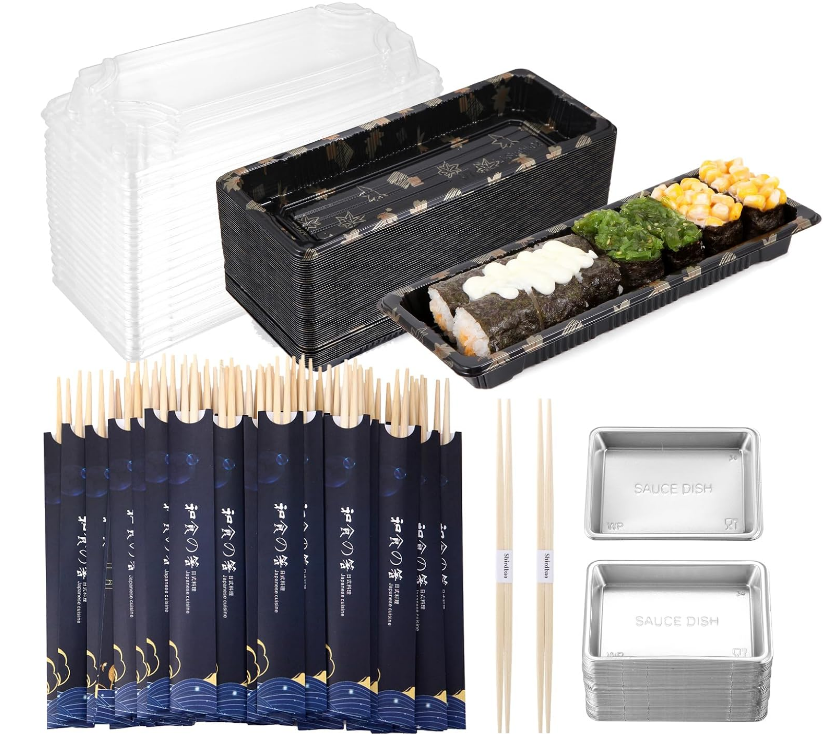 La boîte à sushi aux fruits en plastique est-elle livrée avec un couvercle sécurisé et étanche pour empêcher le jus des fruits de contaminer les compartiments à sushi pendant le transport ?